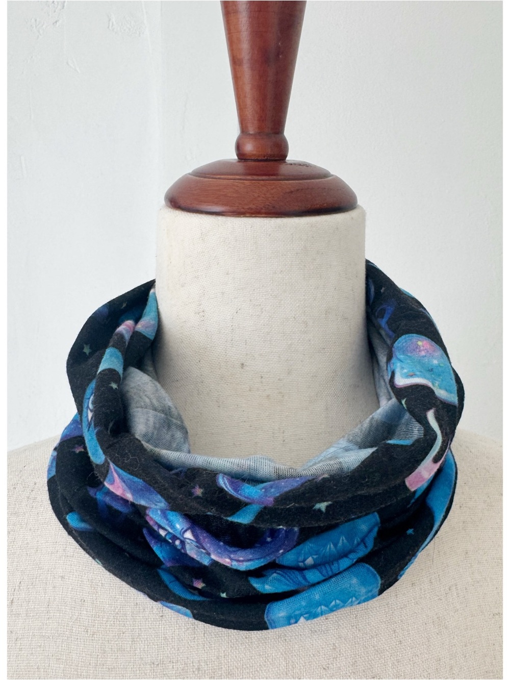 Iheartraves Patterned Blue Rave Festival Scarf